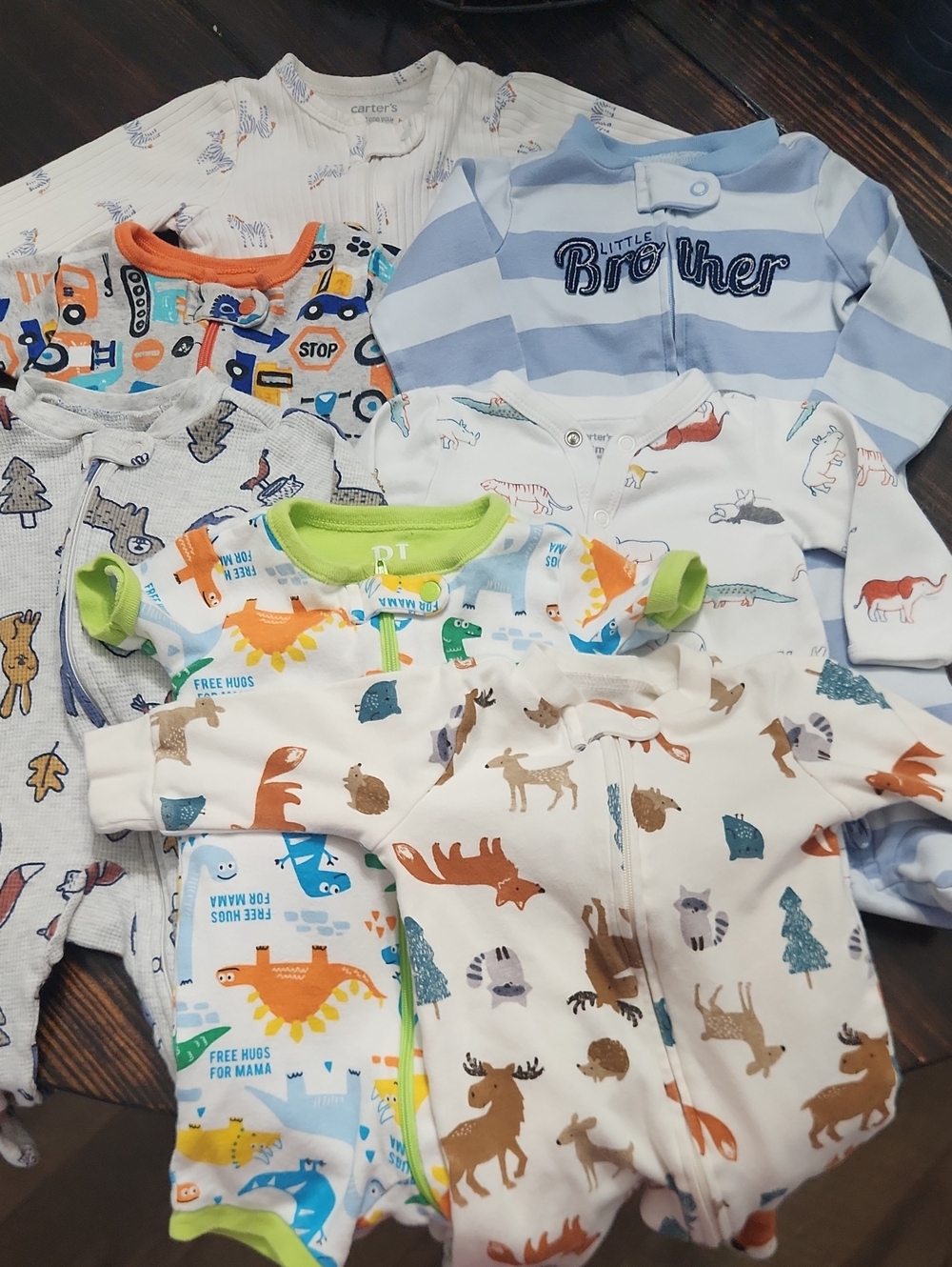Assorted Baby Boy Footed Sleepers Bundle